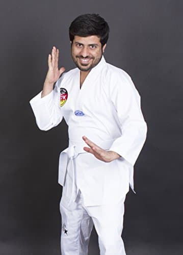 Hawk Sports Uniform Standard Taekwondo, White, 180