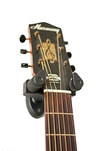2-Pack Home and Studio Guitar Wall Mount Hanger - Saves Space, Fits All Size Acoustic, Electric, Bass, Classical, Steel, Fender, Jazz Guitars Mandolin Banjo and Ukulele by Tekma