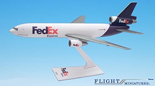 FedEx (00-05) DC-10 Airplane Miniature Model Plastic Snap Fit 1:250 Part# ADC-01000I-019