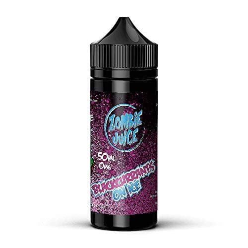 Zombie Juice E-Liquid 3 x 100ml (300ml) Blackcurrant on Ice e Liquid | Strong E-Liquid Flavour Made from Premium UK Vape Ingredients | Vape Juice for Electronic Cigarette, E Shisha or Sub Ohm Tanks