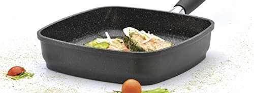 Eurocast Professional Cookware 9.5" Grill Pan with Removable Handle