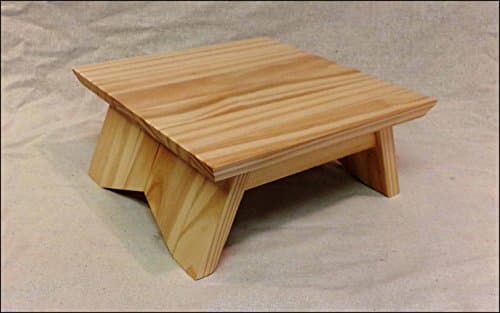 EarthBench Pedestal Stand ~ PINE (11"×11" square)