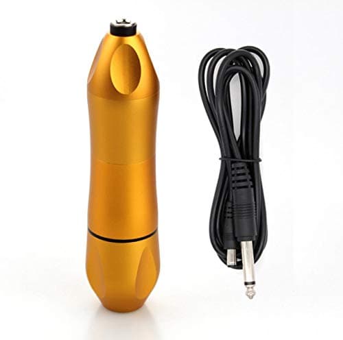 Nlne Second Generation Hollow cup Motor Tattoo One Machine Ultra-Quiet Slider Tattoo Beauty Tools Plating body Aluminum alloy 12000r/m,Gold