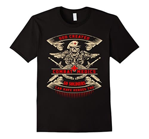 Men's Combat Medic Tshirt 2XL Black