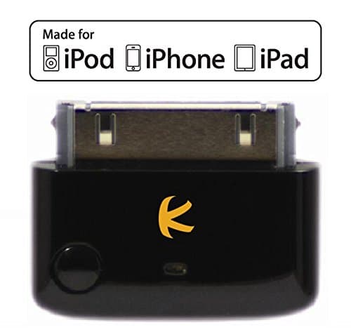 KOKKIA i10 (Black) : Bluetooth Stereo Transmitter Splitter, Compatible with Apple iPod/iPhone/iPad. Works Well with 2 Sets Apple AirPods.