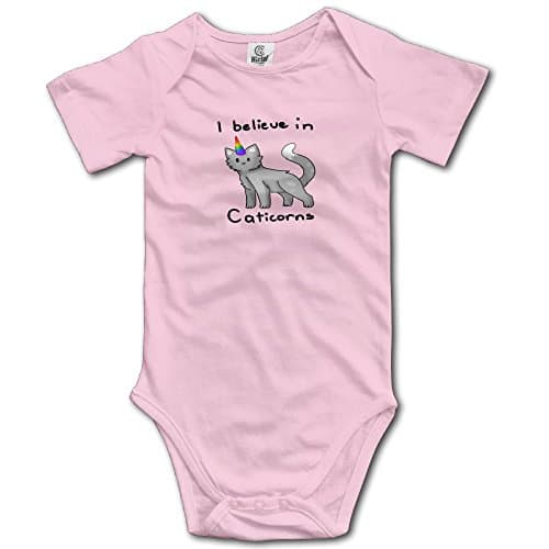 Cat Unicorn Rainbow Horn Neutral Baby Bodysuits