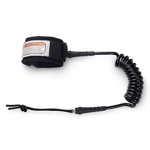 Body Board Coiled Wrist Leash with Double Swivels by Younger