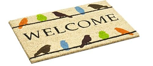 Bruce Starke Birds On A Wire Door Mat