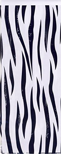 Zebra Stripe Cello Bags 4" x 2" x 9" - Pack of 25