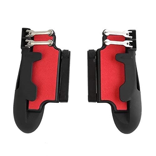 SAVARIA - 2pcs H11 6 Finger Mobie Controller for Gamepad Tablet Trigger Handle