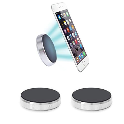 Magnetic Phone Mount, Uuustar 3Pack Magnetic Flat Dahboard Car Mount Holder for iPhone, Smartphones and Tablets