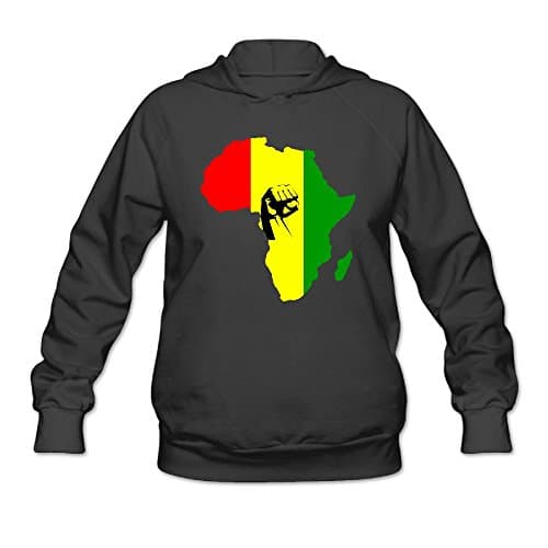 AFRICA Power Rasta Reggae Women's Pullover Hoodie Sweatshirt