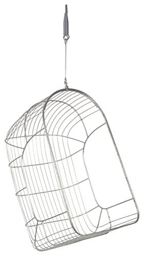 JEEL JHULA Basket Washable Swing/Hammock (Silver Color)