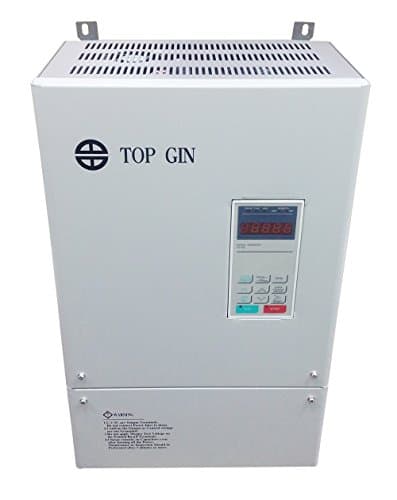 TOP GIN 22KW 380V 30HP 38.6A New Variable Frequency Drive Inverter VFD Applicable To Permanent Magnet Servo Controller IP For Spindle Motor Speed Control With English Operation Manual (VFD-22KW 380V)
