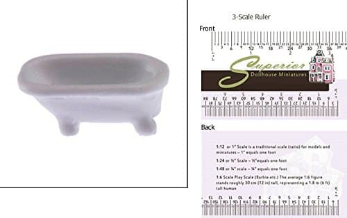 Dollhouse Miniature Bathtub