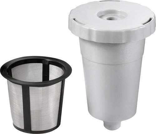 Reusable Coffee Holder and Filter Set, Grey 3 Part With Filter Basket Works With Keurig My K-Cup Home Brewers