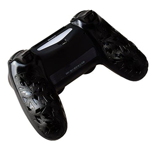 ADZ Professional Skidproof Grip Silicon Handle for PS4 for Dualshock 4 Controller Black