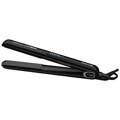 Absolute Heat Pro Ion Flat Iron - Black, 1 Inch