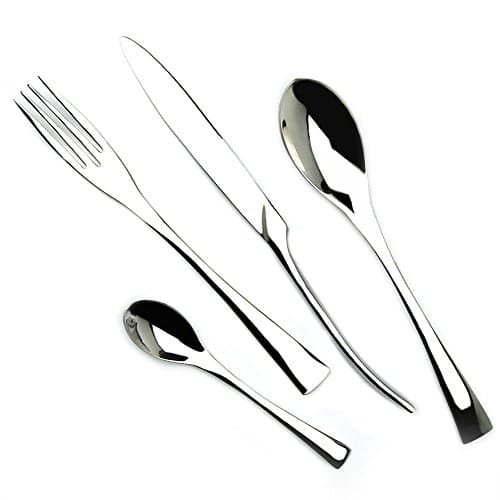 4Pcs/Lot Dinnerware Set Steak Knife Dinner Spoon Fork Flatware Set Sliver Western Stainless Steel Cutlery Set Tableware