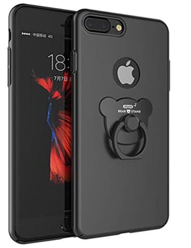 Zhimong Ipone7 Cases, Creative Bear Ring Protection Cases Black Red Pink Bule Silver Gold Purple Rugged Protection Anti-Slip Grip