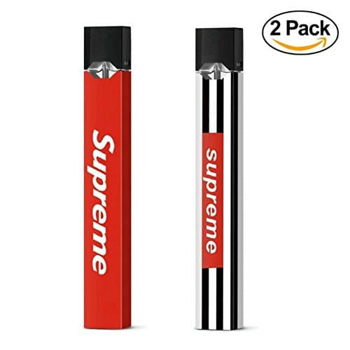 2 Pack Juul Skin (Wrap Only) Protective Sticker Decal (Supreme Combo)