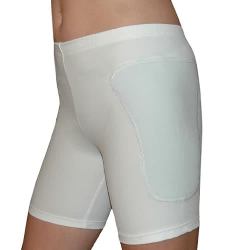 Padded Slider Shorts, 5" Inseam, White, X-Small