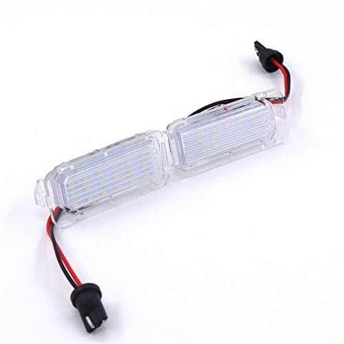 Eonstime 2PCS 18LED SMD License Plate Light No Error For FORD Focus MK2 MK3 Fiesta MK6