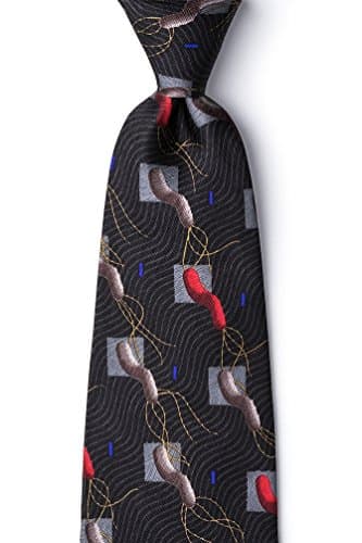H. Pylori Black Silk Extra Long Tie