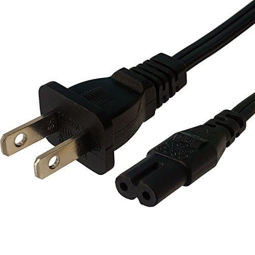 Original 6ft US 2-Prong 2 Port AC Power Cord Cable for Laptop Chargers PS1 PS2 PS3 PS4
