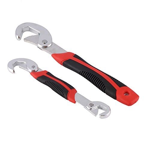 2 pcs Universal Spanners Wrenches 9-32mm Adjustable Inner Hexagon Spanner Hand Tool Set Multi-function Quick Snap N Grip the Wrench for Most Everything