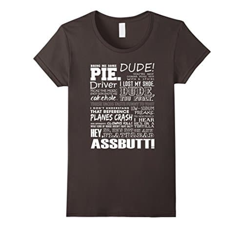 Women's Pie Assbutt Tshirt Medium Asphalt