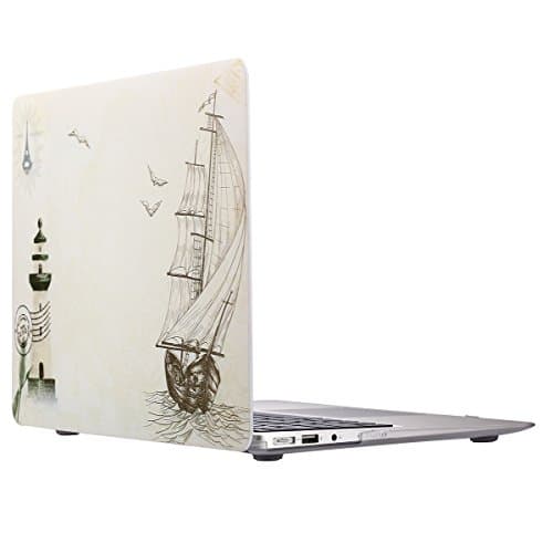 Vasileios Rubberized Frosted Soft-touch Hard Shell Case Cover for 13-inch Macbook Air 13.3" (Model: A1369 and A1466) (ZX-40)