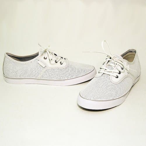 Gravis The Slymz Leather Sneaker in White,12,White