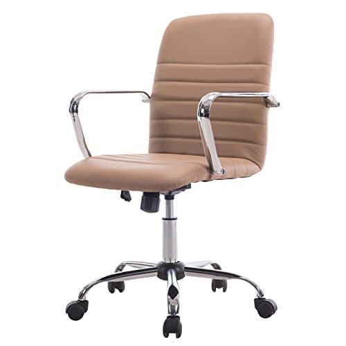 MISTER CHAIRS Wooster Office Chair, Brown