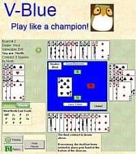 V-Blue Internet Based Interactive Bridge Hands-1yr Availability-Beginner Year 1