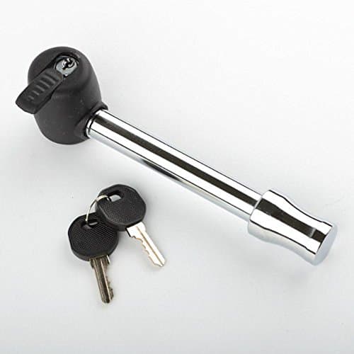 2 5/8" Key Hitch Receiver Lock With Swivel Head Locking Pin Towing ATE Tools