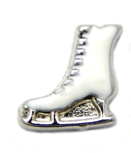 Cherityne Ice Skating Shoe Floating Charm for Locket Pendants