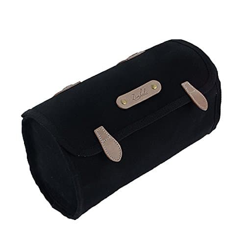 Zimbale Bicycle Waterproof Canvas Saddlebag - 3 Liter Capacity - 9.4 X 5.9 X 4.3 (inch)