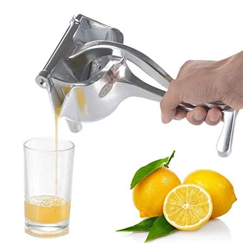 Manual Juicer, Stainless Steel Lemon Squeezer Press UPGRATED Fruit Press Hand Squeezer Juicer, Heavy Duty Citrus Manual Oranges, Apple, Juicer