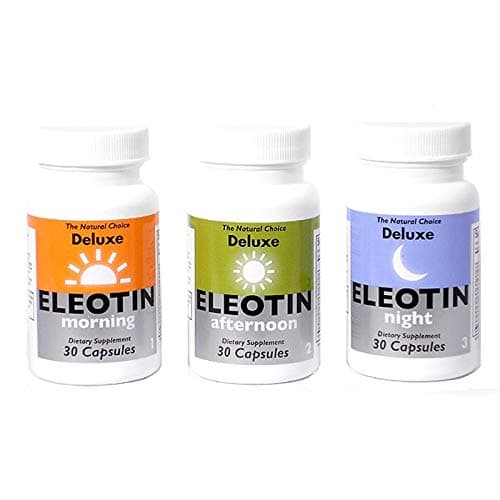 Support Blood Glucose Control, Eleotin Herbal Supplement - Deluxe 3-Pack