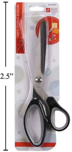 Large Stainless Steel Sewing Scissors, 10 Inch