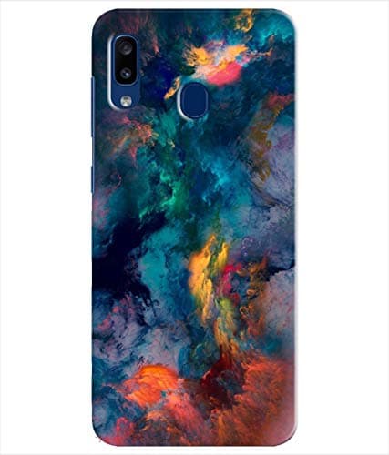 Etechnic Silicone Back Cover for Samsung Galaxy A20 - Multi-Coloured