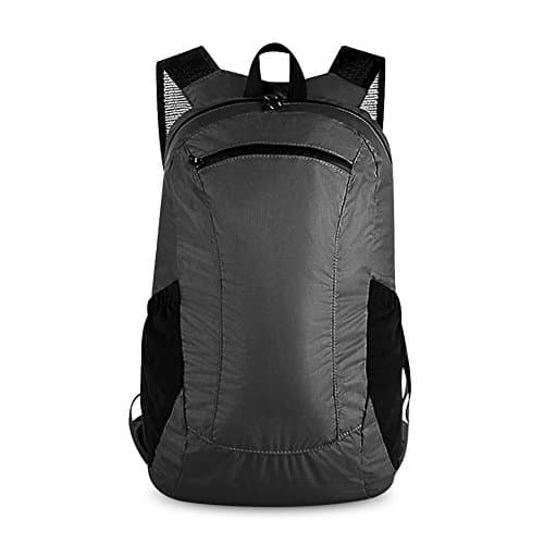 Sunroyal 18L Lightweight Packable Backpack Water -Black