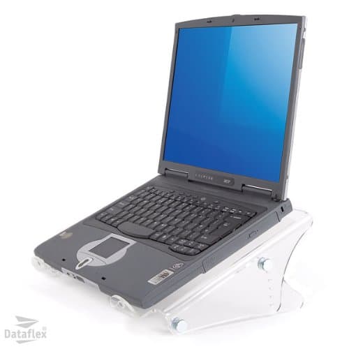 Dataflex HV 450 – Ergo laptop stand (Max. Load 6 kg, up to 39.1 cm (15.4 inch) Hellacryl