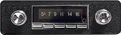 Custom Autosound Bluetooth Stereo compatible with 1968-1985 Volkswagen Bug, Beetle, USA-740 300 watt AM FM Car Stereo/Radio with built-in Bluetooth, AUX Inputs, Color Change LCD Digital Display