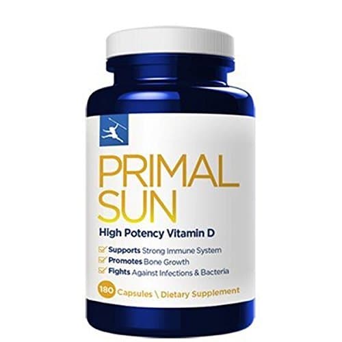 Primal Blueprint Primal Sun1 - High Potency Vitamin D, 180 Count