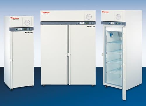 Revco UFP430A Plasma Freezer, 4.9 Cu. Ft. Capacity, -30°C Maximum Temperature, 2 Drawers, 115V, 60Hz, 8/15A, 5-15P Plug