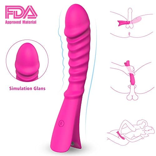 Handheld Wand 9 Vibrations Modeles Powerful Speed Vibrations G S-Pot Stimulator, Cordless 100% Waterproof USB Rechargeable - Cautious, Pink