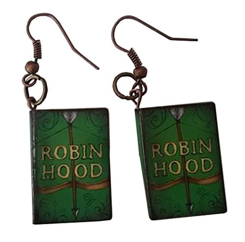 Robin Hood Story Book Dangle Earrings
