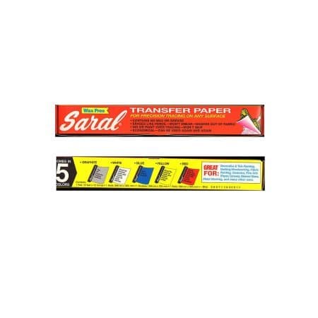 Saral SARALGRAPHITE 12 inch x 12 ft. Wax Transfer Paper Roll - Graphite